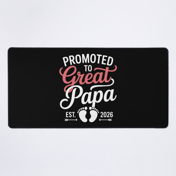 Item preview, Promoted To Great Papa Est 2026 New Grandfather Gift designed and sold by CORJIDOG-ART.
