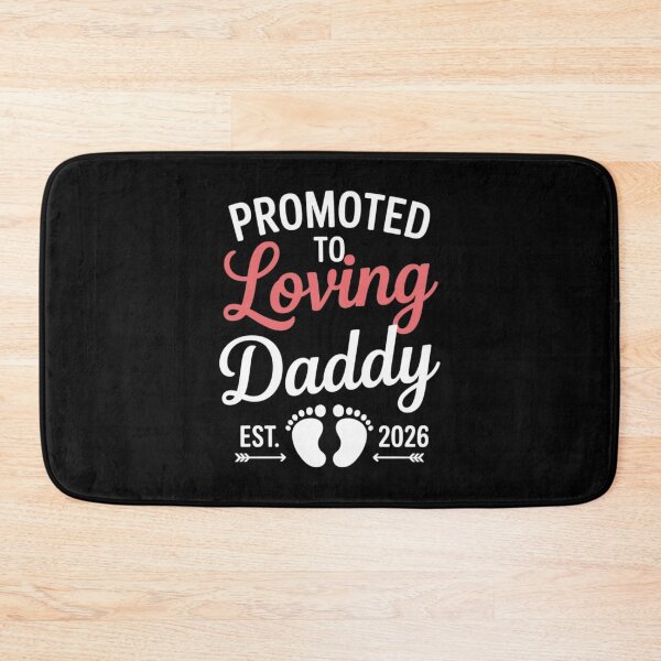 Item preview, Promoted To Loving Daddy Est 2026 New Dad Pregnancy Announcement designed and sold by CORJIDOG-ART.