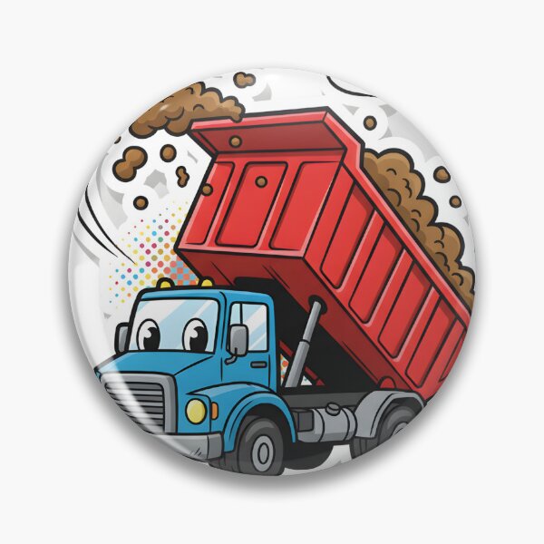 Item preview, Dump Truck Cartoon designed and sold by 4AGift.