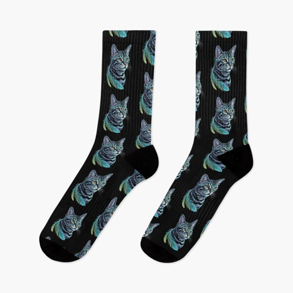 Item preview, Bengal Cat With Feather Animal Lover Gift designed and sold by CORJIDOG-ART.