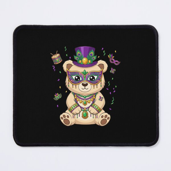 Item preview, Mardi Gras Bear New Orleans Carnival designed and sold by CORJIDOG-ART.