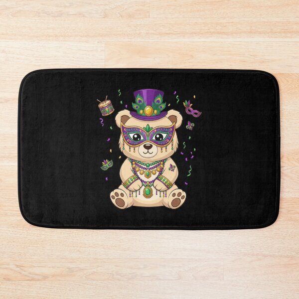Item preview, Mardi Gras Bear New Orleans Carnival designed and sold by CORJIDOG-ART.