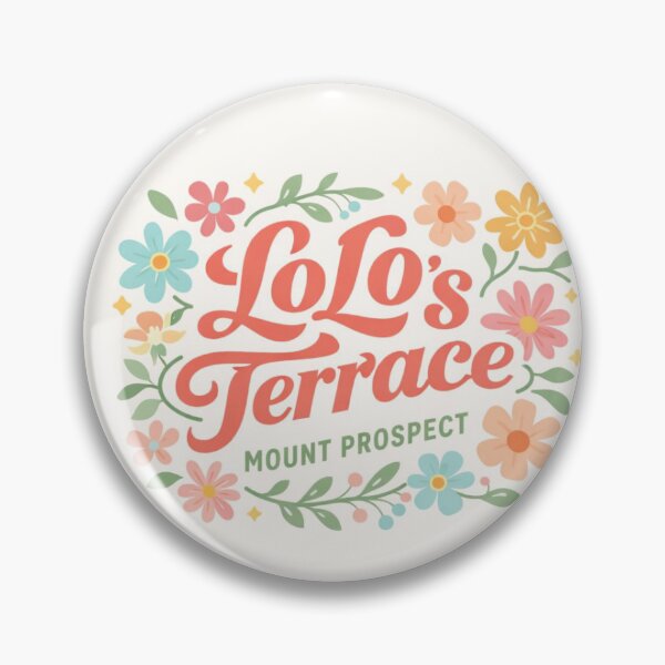 Item preview, LoLo's Terrace floral logo for Mount Prospect designed and sold by Rue Market.