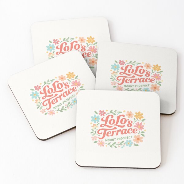 Item preview, LoLo's Terrace floral logo for Mount Prospect designed and sold by Rue Market.
