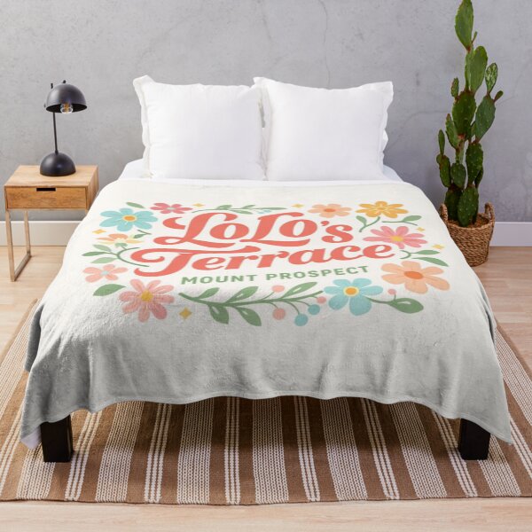 Item preview, LoLo's Terrace floral logo for Mount Prospect designed and sold by Rue Market.