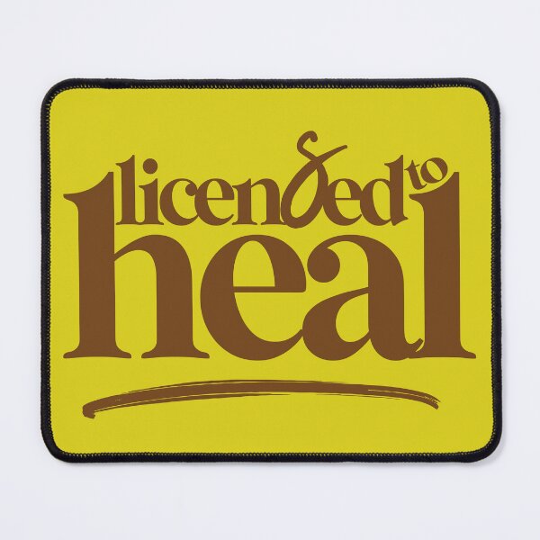 Item preview, LICENSED TO HEAL designed and sold by alegnacreates.