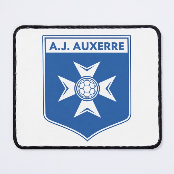 Item preview, AJ Auxerre Inspired Crest – Classic Blue French Football Fan Art designed and sold by RAVisuals.