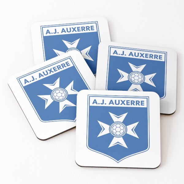 Item preview, AJ Auxerre Inspired Crest – Classic Blue French Football Fan Art designed and sold by RAVisuals.
