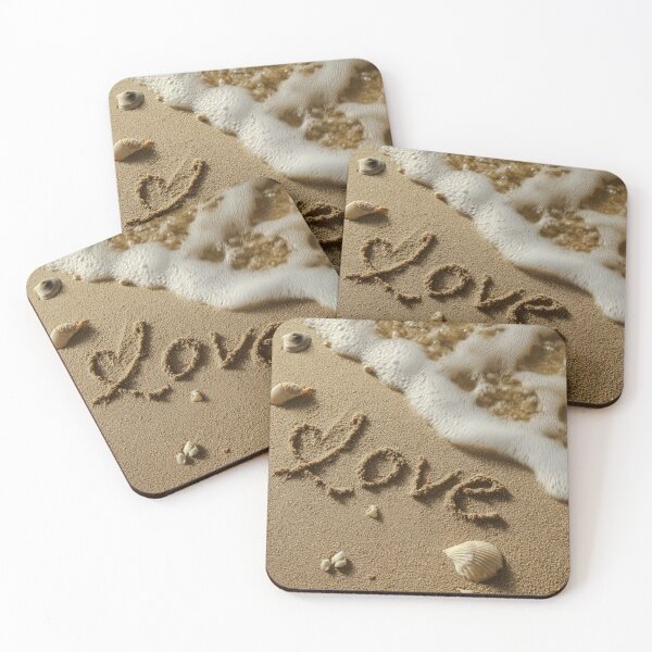 Item preview, Love Message Written In Cursive Beach Sand designed and sold by chase-thewave.