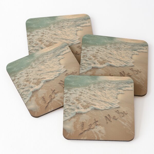 Item preview, Let It Be Inspirational Beach Sand Photography designed and sold by chase-thewave.