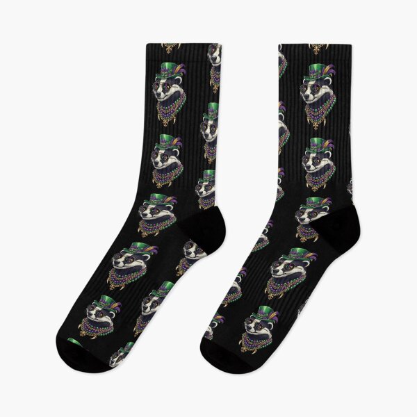 Item preview, Mardi Gras Badger King Funny New Orleans Celebration designed and sold by CORJIDOG-ART.