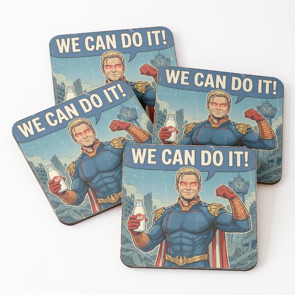 Item preview, Homelander "We Can Do It!" Vintage Propaganda Poster designed and sold by LiteTH.