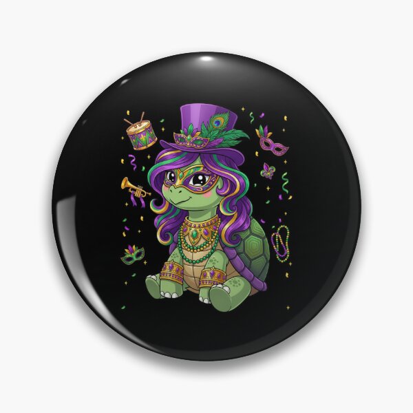 Item preview, Mardi Gras Turtle Queen designed and sold by CORJIDOG-ART.