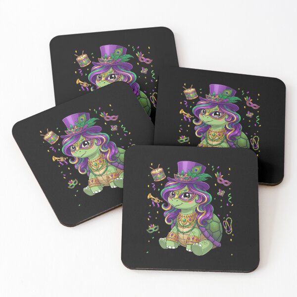 Item preview, Mardi Gras Turtle Queen designed and sold by CORJIDOG-ART.