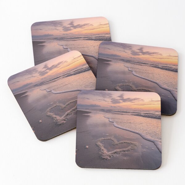 Item preview, Heart In The Sand Sunset Beach Photography designed and sold by chase-thewave.