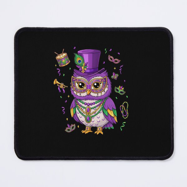 Item preview, Mardi Gras Owl Masquerade New Orleans Celebration designed and sold by CORJIDOG-ART.