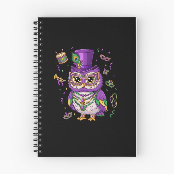 Item preview, Mardi Gras Owl Masquerade New Orleans Celebration designed and sold by CORJIDOG-ART.