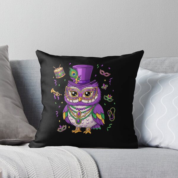 Item preview, Mardi Gras Owl Masquerade New Orleans Celebration designed and sold by CORJIDOG-ART.