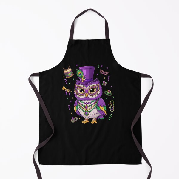 Item preview, Mardi Gras Owl Masquerade New Orleans Celebration designed and sold by CORJIDOG-ART.