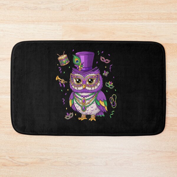 Item preview, Mardi Gras Owl Masquerade New Orleans Celebration designed and sold by CORJIDOG-ART.