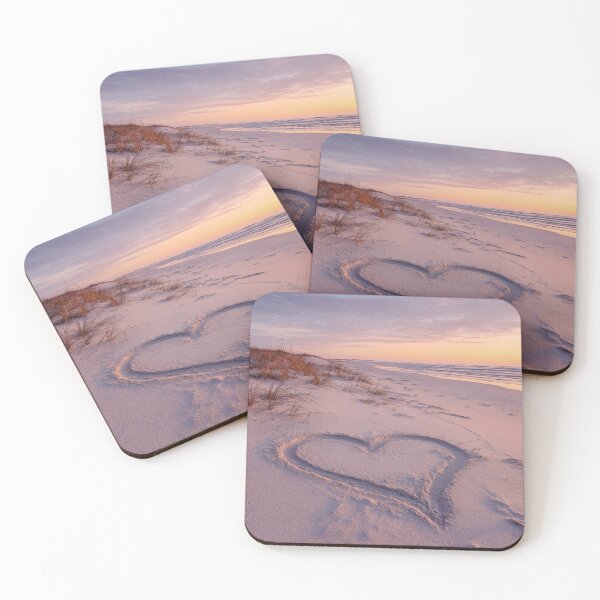 Item preview, Heart In Sand Dunes Sunset Beach Photography designed and sold by chase-thewave.