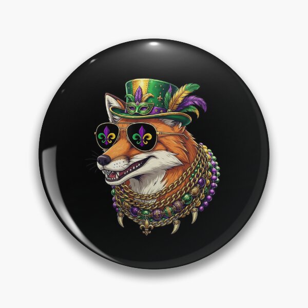 Item preview, Mardi Gras Fox King designed and sold by CORJIDOG-ART.
