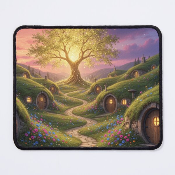 Item preview, Luminous Hillside Fantasy Village designed and sold by Whispers of Light✨.
