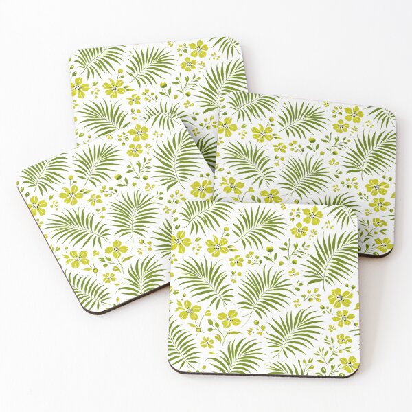 Item preview, Olive Green Earthly Colors Tropical Palm Leaves designed and sold by scicilysimonee.