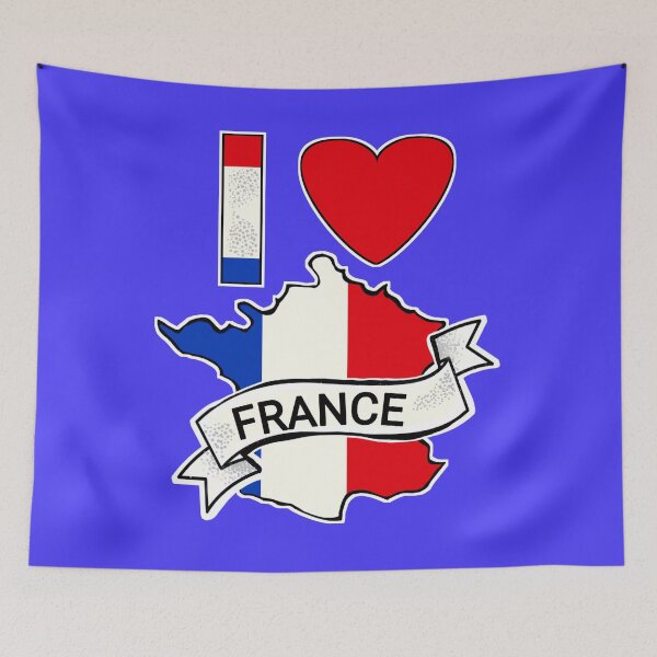 Item preview, France - Flag - Map designed and sold by vibeno1.