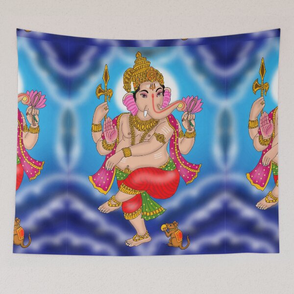 Item preview, Divine Lord Ganesha Artwork – Sacred Hindu God Illustration designed and sold by Harshit_Digital_Arts.