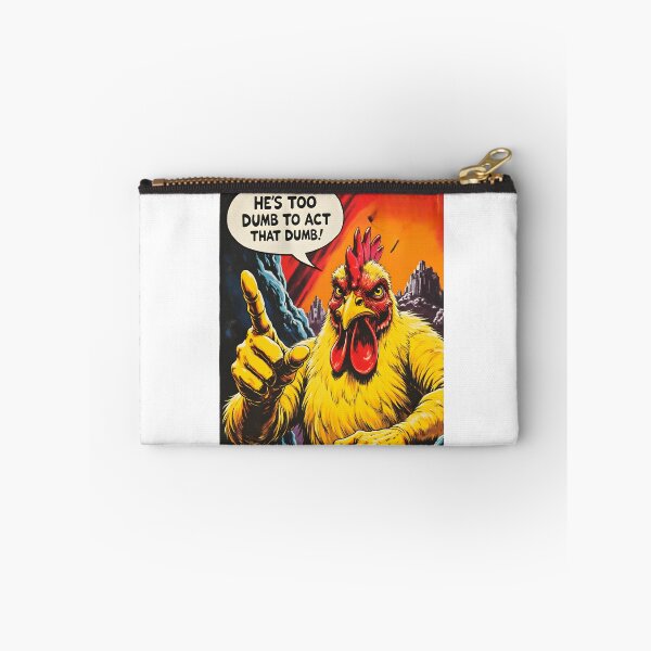 Item preview, Bold Comic Chicken Art – Dramatic Sarcastic Quote, Graphic Novel Style Statement  designed and sold by ChloeDesigns401.