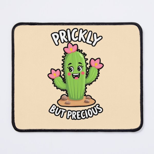 Item preview, Prickly But Precious Cute Smiling Cactus Design designed and sold by PriyaMagic.