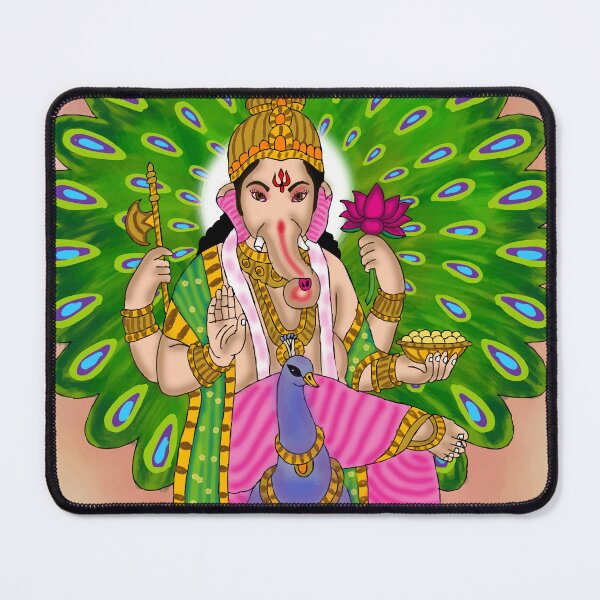 Item preview, Sacred Ganesh Art Design – Hindu Spiritual God Illustration designed and sold by Harshit_Digital_Arts.
