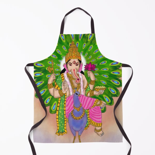 Item preview, Sacred Ganesh Art Design – Hindu Spiritual God Illustration designed and sold by Harshit_Digital_Arts.