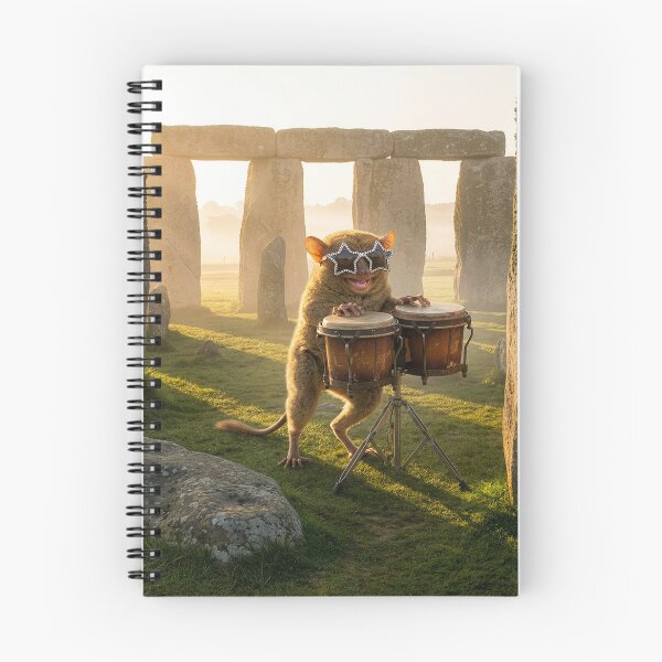 Item preview, Tarsier Rocks Out at Stonehenge designed and sold by Tridentulus.