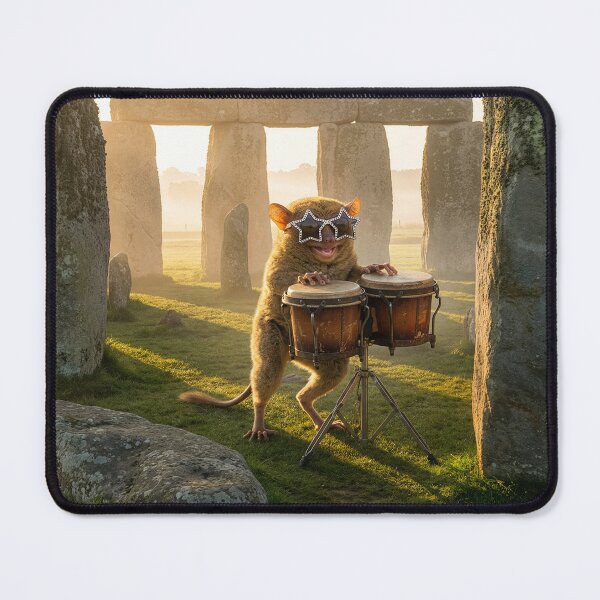 Item preview, Tarsier Rocks Out at Stonehenge designed and sold by Tridentulus.