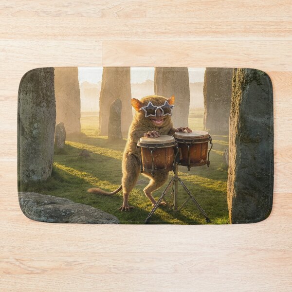 Item preview, Tarsier Rocks Out at Stonehenge designed and sold by Tridentulus.