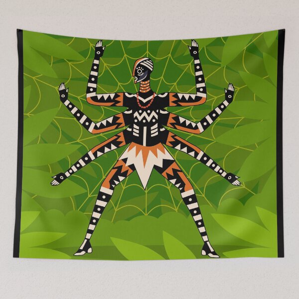 Item preview, anansi spider god of african mythology designed and sold by matintheworld ( delcarmat ).