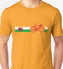 Bike Stripes Wales Unisex T-Shirt