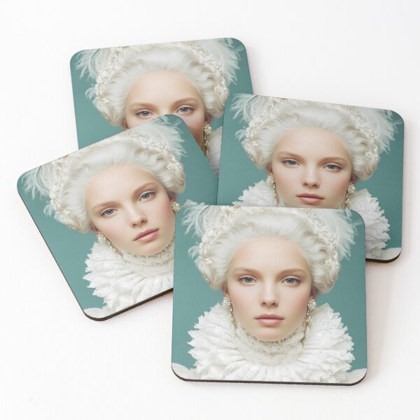 Item preview, Copy of  Rococo Floral Portrait – Pastel Royal Fashion Art designed and sold by Mindrender.