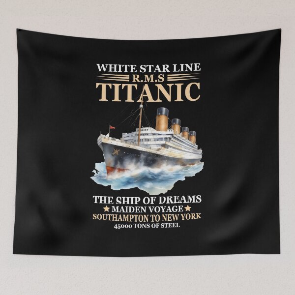 Item preview, Titanic Expert - White Starline RMS Titanic Boys Girls  designed and sold by farhanhafeez.