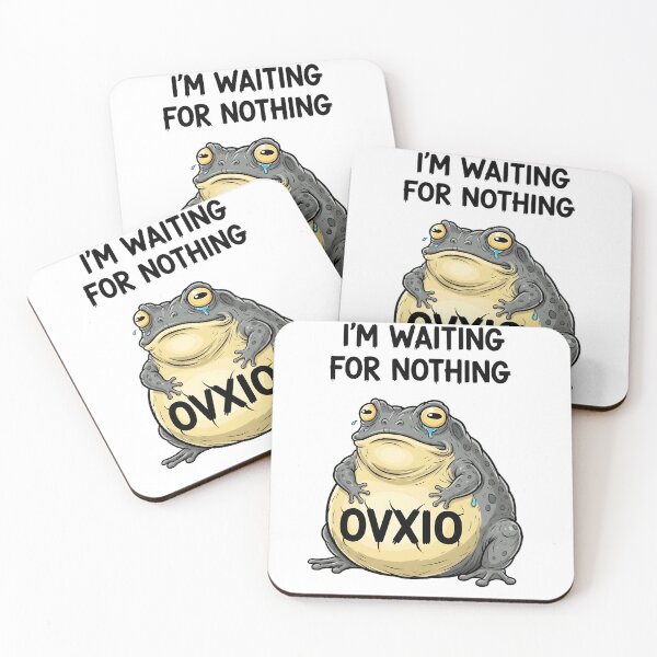 Item preview, I'm Waiting For Nothing - Sad Nihilist Frog Art designed and sold by OVXIO.