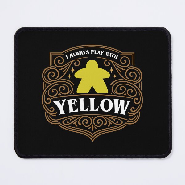 Item preview, I Always Play with Yellow Meeple Board Games designed and sold by pixeptional.