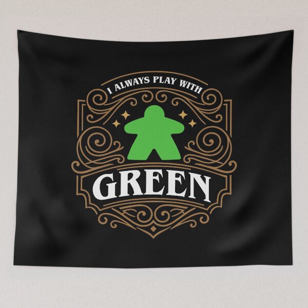 Item preview, I Always Play with Green Meeple Board Games designed and sold by pixeptional.