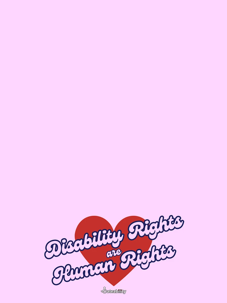Thumbnail 5 of 5, iPhone Case, Disability Rights are Human Rights! designed and sold by Dateability.