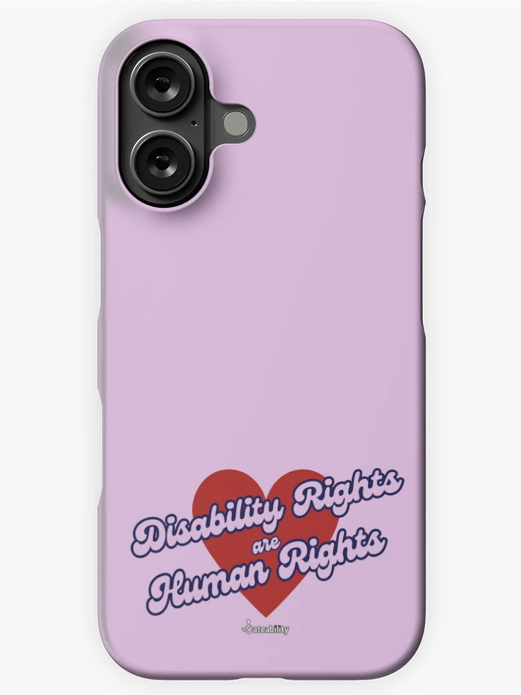 Thumbnail 1 of 4, iPhone Case, Disability Rights are Human Rights! designed and sold by Dateability.