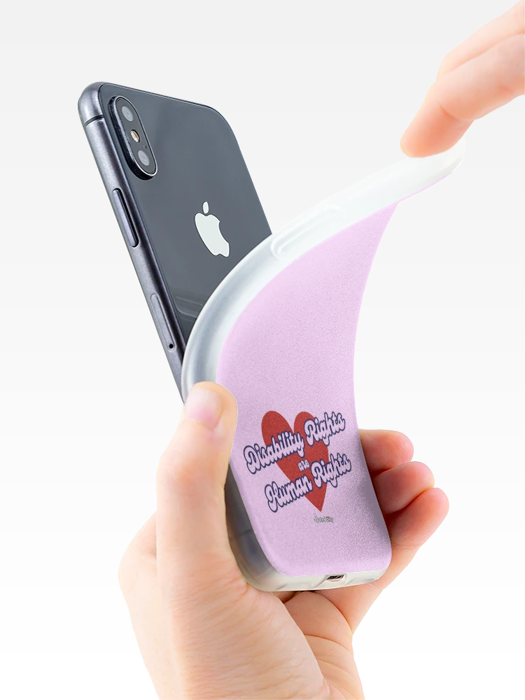Thumbnail 4 of 5, iPhone Case, Disability Rights are Human Rights! designed and sold by Dateability.