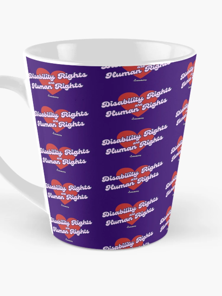 Thumbnail 3 of 4, Coffee Mug, Disability Rights are Human Rights! designed and sold by Dateability.