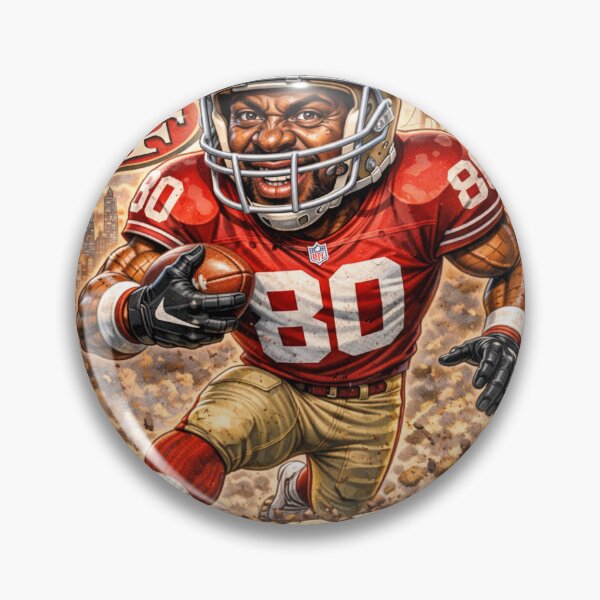 Item preview, JERRY RICE Vintage Art designed and sold by voxvizion.