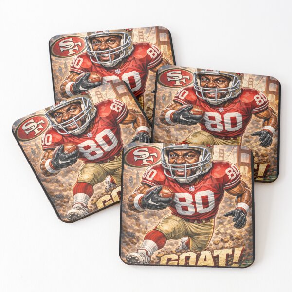 Item preview, JERRY RICE Vintage Art designed and sold by voxvizion.